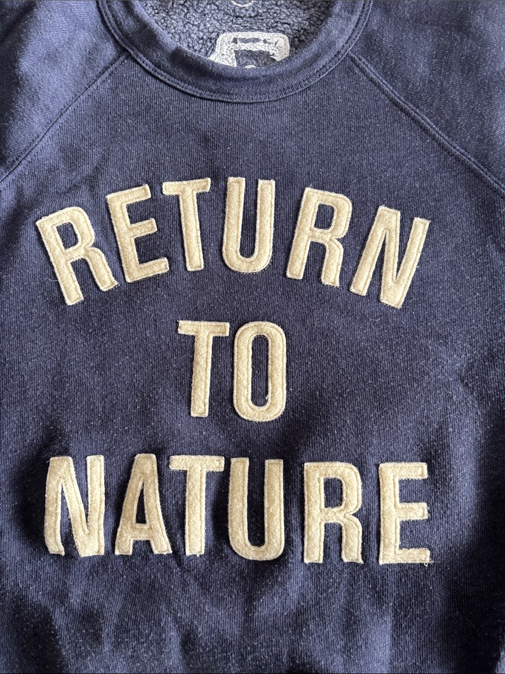 Icelantic Ski Return to Nature Appliqué Heather Blue Women’s Sweatshirt Size M - Picture 9 of 9
